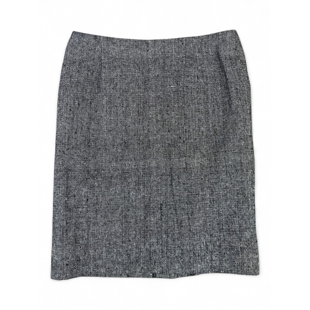 Doncaster Collection Gray Tweed Pencil Skirt Size 2